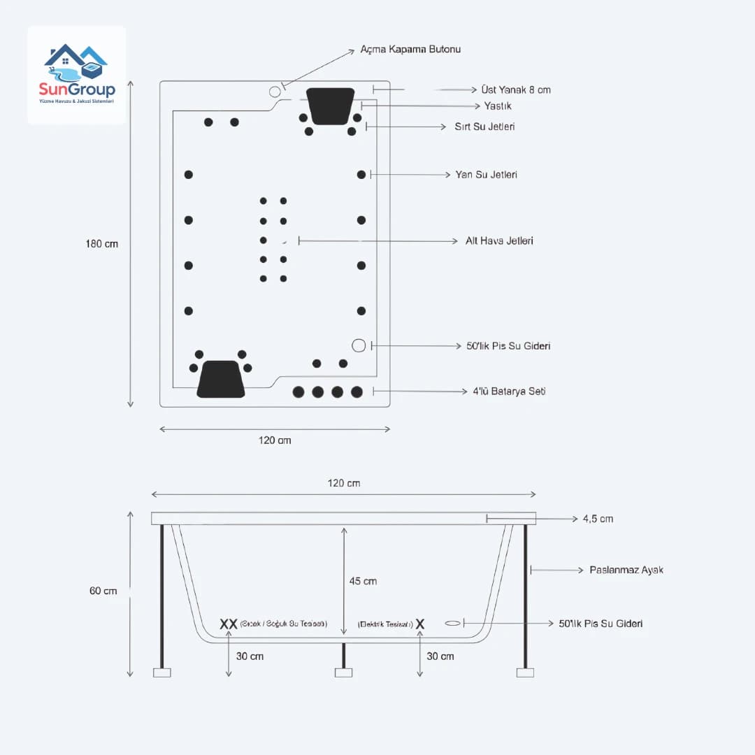 Luna Grace jakuzi görsel 5